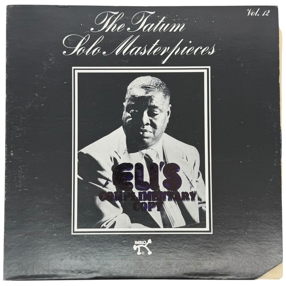 Art Tatum The‎ Tatum Solo Masterpieces Vol 12 Pablo Records Vinyl LP Record